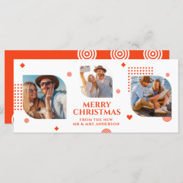 God jul, Mr & Mrs. 3 Photo Collage Modern