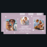 God jul, Mr & Mrs. 3 Photo Collage Modern<br><div class="desc">God jul Mr & Mrs. 3 Photo Collage Trendig Modern julkort innehåller en fotokollage av tre av dina favoritfoton med texten "God jul från den nya Mr & Mrs." i elegantens vita skript. Anpassa genom att redigera texten i textrutorna. Perfekt till jul att skicka till vänner och familj. PHOTO TIP:...</div>