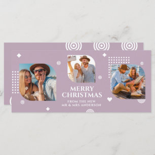 God jul, Mr & Mrs. 3 Photo Collage Modern