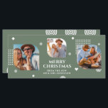 God jul, Mr & Mrs. 3 Photo Collage Modern<br><div class="desc">God jul Mr & Mrs. 3 Photo Collage Trendig Modern julkort innehåller en fotokollage av tre av dina favoritfoton med texten "God jul från den nya Mr & Mrs." i elegantens vita skript. Anpassa genom att redigera texten i textrutorna. Perfekt till jul att skicka till vänner och familj. PHOTO TIP:...</div>