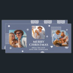 God jul, Mr & Mrs. 3 Photo Collage Modern<br><div class="desc">God jul Mr & Mrs. 3 Photo Collage Trendig Modern julkort innehåller en fotokollage av tre av dina favoritfoton med texten "God jul från den nya Mr & Mrs." i elegantens vita skript. Anpassa genom att redigera texten i textrutorna. Perfekt till jul att skicka till vänner och familj. PHOTO TIP:...</div>