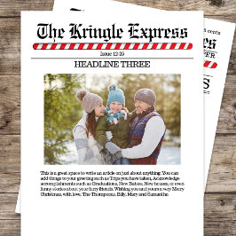 God jul Multi Photo Roligt North Pole Papper