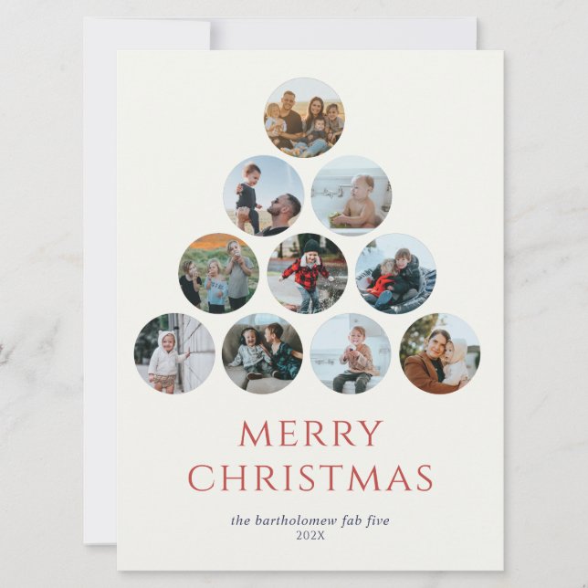 God jul Multiplue Photos Red (Framsida)