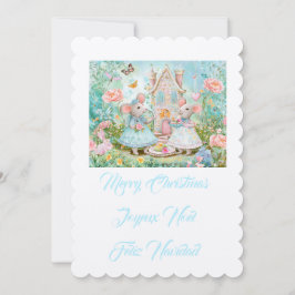 God jul musillustration inbjudningar