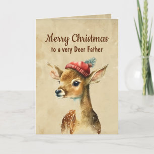 God jul Mycket Hjort Far Kort