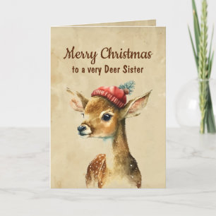 God Jul Mycket Hjort Syskon Kort