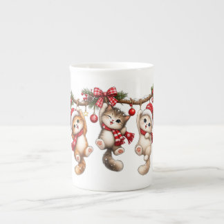 God Jul | Mysig Högtidsestetik Benporslin Mugg