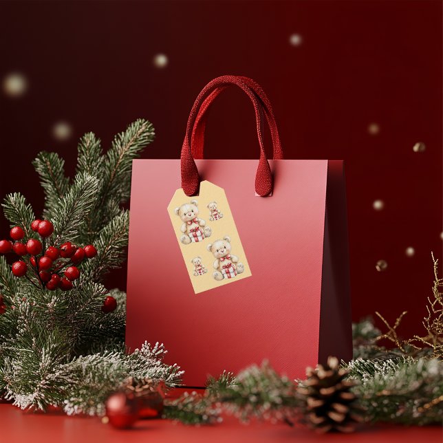 God jul, Nalle Presentetikett (Skapare uppladdad)
