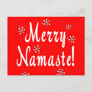 God jul Namaste presentationer Helg Vykort