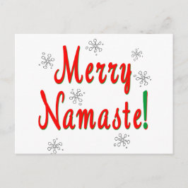 God jul Namaste presentationer Helg Vykort