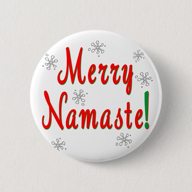 God jul Namaste presentationer Knapp (Framsida)