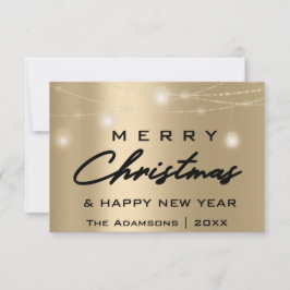 God jul Namn Foto Träd Grått  Ljus Guld Inbjudningar