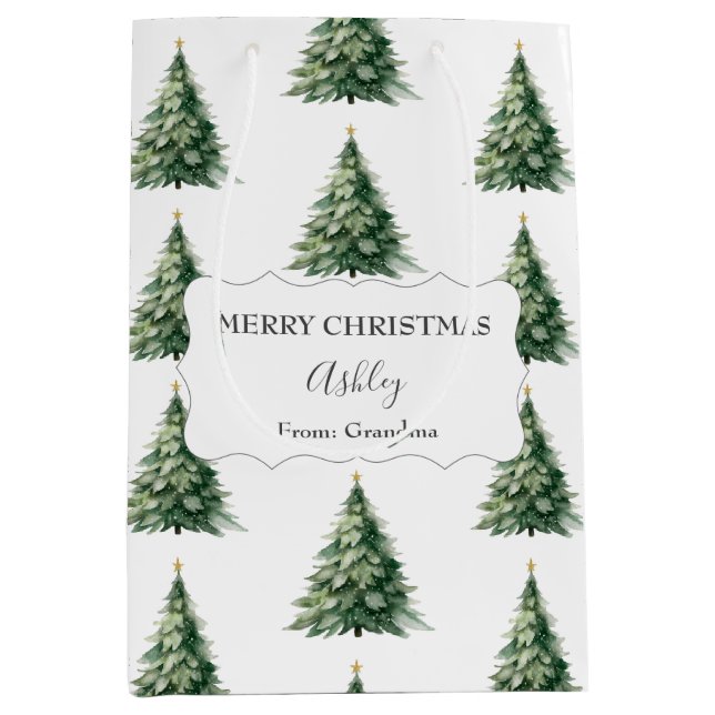 God Jul + Namn + Från Julgran (Framsidan)