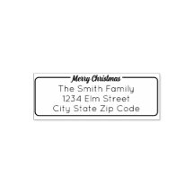 God jul Namn och Returadress