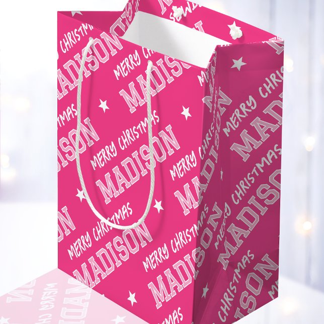 God jul Namn Typografi Rosa (Skapare uppladdad)