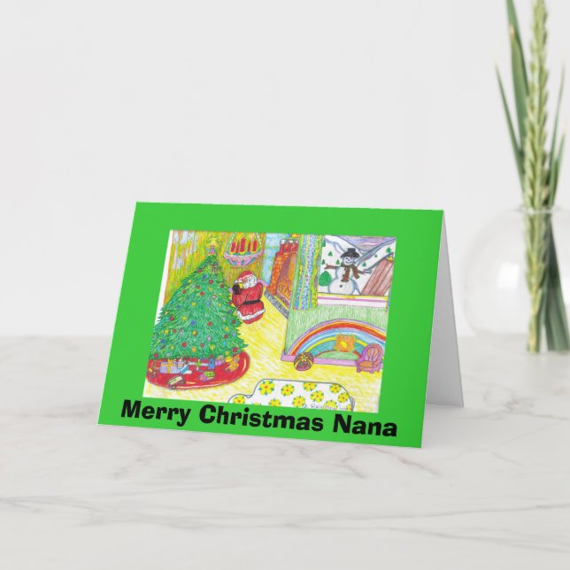 God jul Nana Helgkort (Framsida)