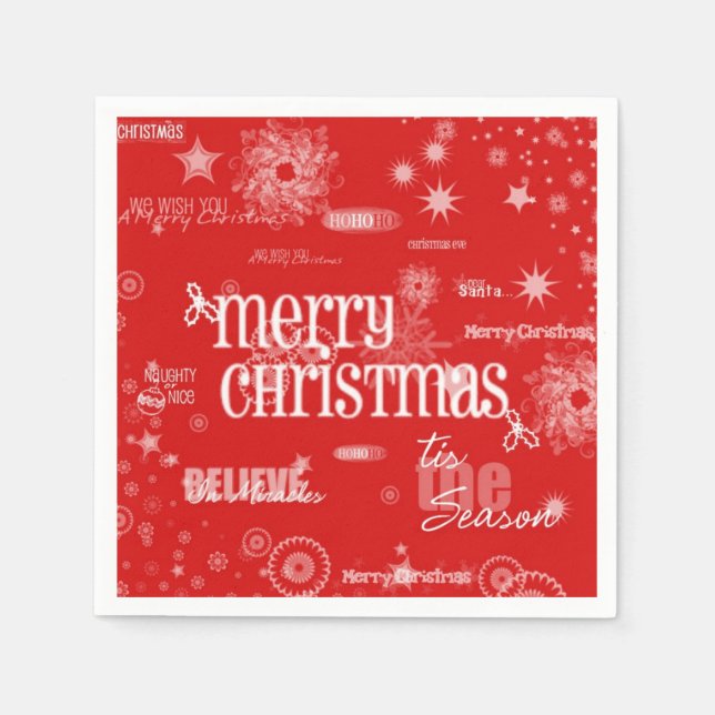 god jul Napkins Pappersservett (Framsidan)