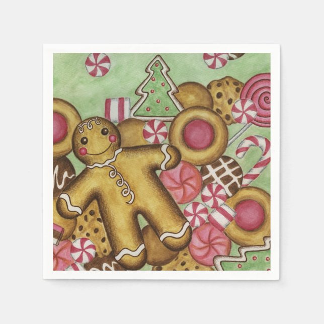 God jul Napkins Pappersservett (Framsidan)