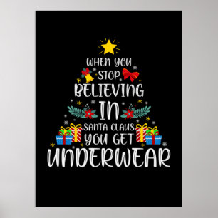 God jul när du slutar tro på poster