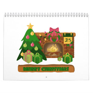 God jul nära eldskorpa julafton träd kalender