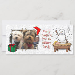 God jul Nativitet Baby Jesus Snögubbe