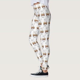 God jul Nativitet Baby Jesus Snögubbe Leggings