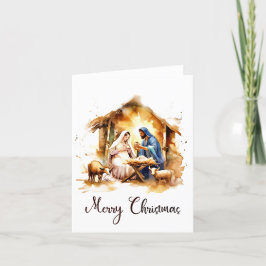 God jul Nativitet Helgkort