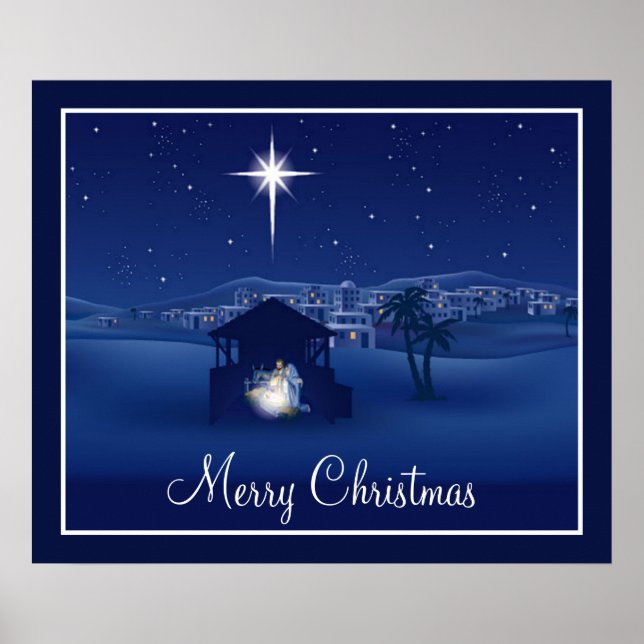 God jul Nativitet Poster (Framsidan)