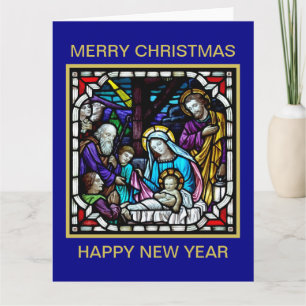 GOD JUL NATIVITY SCENE KORT