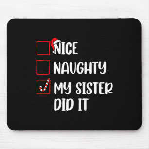 God jul Naughn Sister gjorde det Julafton-familjen Musmatta
