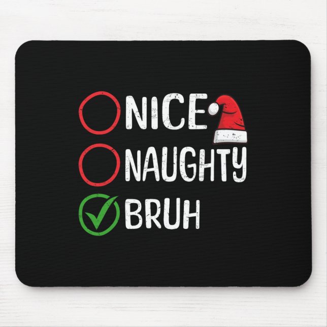 God jul, Naughty Bruh Julafton List SA Musmatta (Framsidan)