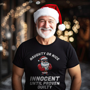 God jul Naughty eller Nice - bevisa det! T Shirt