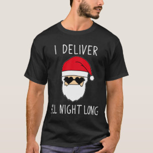 God jul Naughty Santa InLämplig Kristus T Shirt