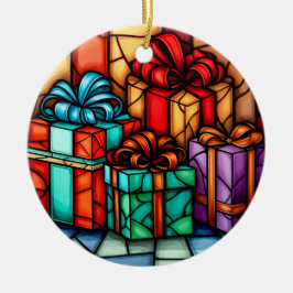 God jul nedfläckad, stil julgransprydnad keramik