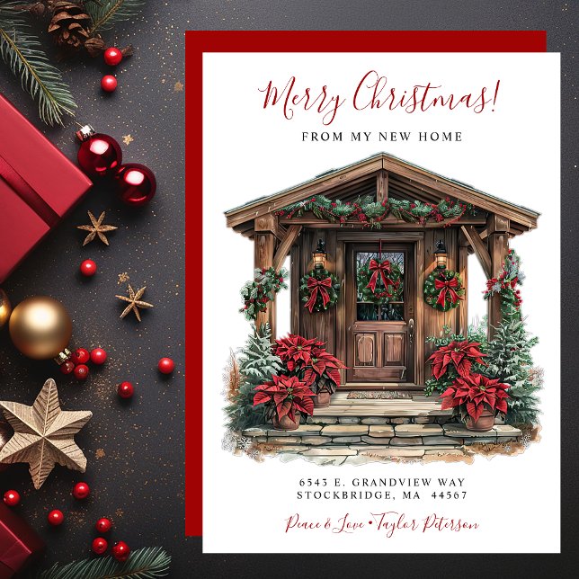 God jul New Home Front Flytta Meddelande (Skapare uppladdad)