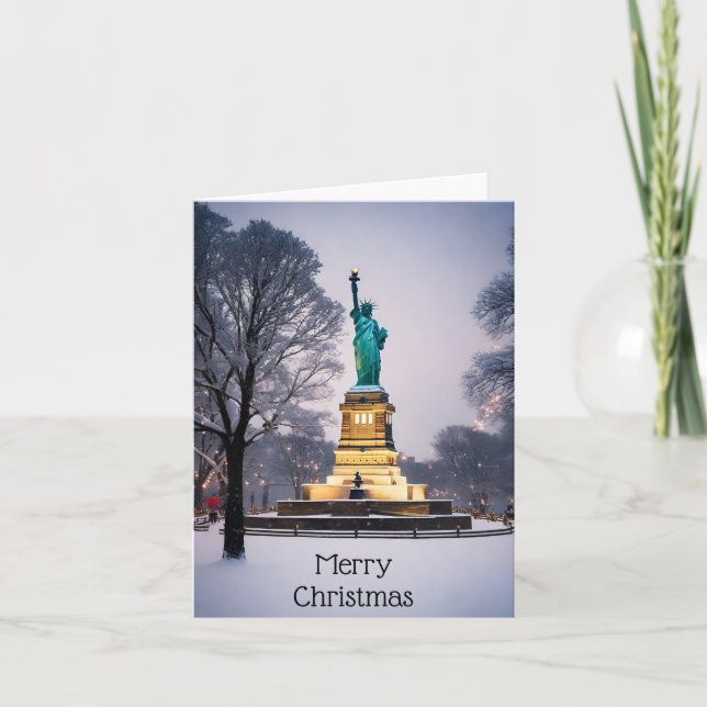 God jul - New York Helgkort (Framsida)