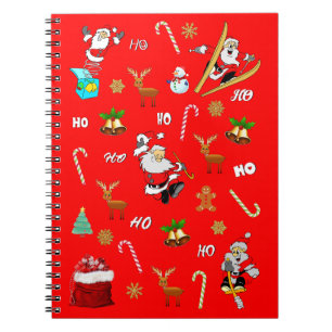 God jul Nice Naughty 25 december jul Anteckningsbok