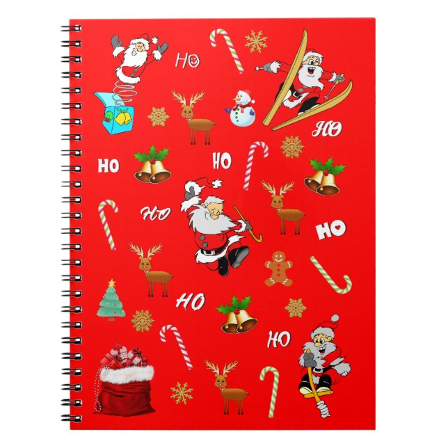 God jul Nice Naughty 25 december jul Anteckningsbok (Framsidan)