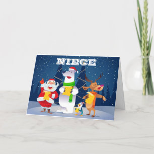 **GOD JUL NIECE** KAROLERING FÖR DIG! HELGKORT