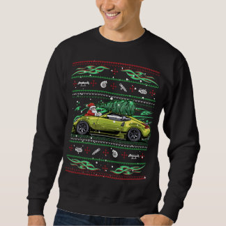 God jul, Nissan 370 z 34! Underbar Car Guy Gift Lång Ärmad Tröja