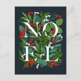 God jul NOEL Corporate Hälsning Helgdag Vykort