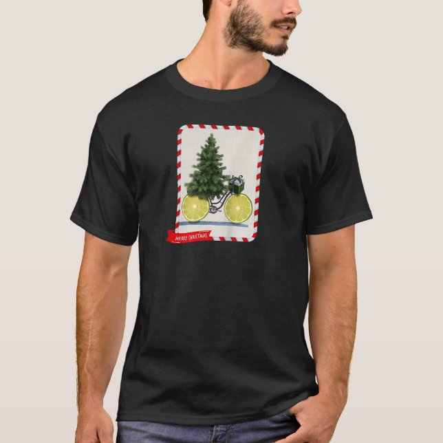 God jul Noel Träd jul Garland Ligh T Shirt (Framsida)