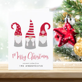 God jul Nordic Gnomes Helgkort