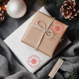 God jul North Pole Red Classic Stämpel