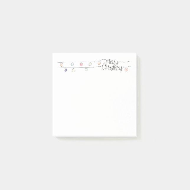 God jul Notes med ljus Post-it Block (Framsida)