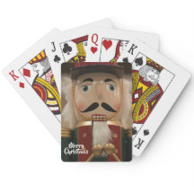 God jul Nucracker Soldier Spelkort