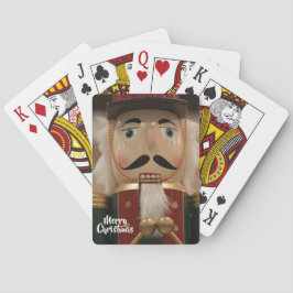 God jul Nucracker Soldier Spelkort