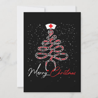 God jul Nurse Funny PICU Nurse jul Inbjudningar