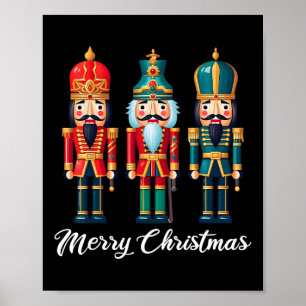 God jul Nutcracker Ballet Festive Julafton Manar Poster