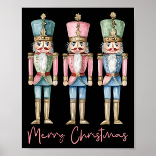 God jul Nutcracker Ballet Festive Julafton Manar Poster